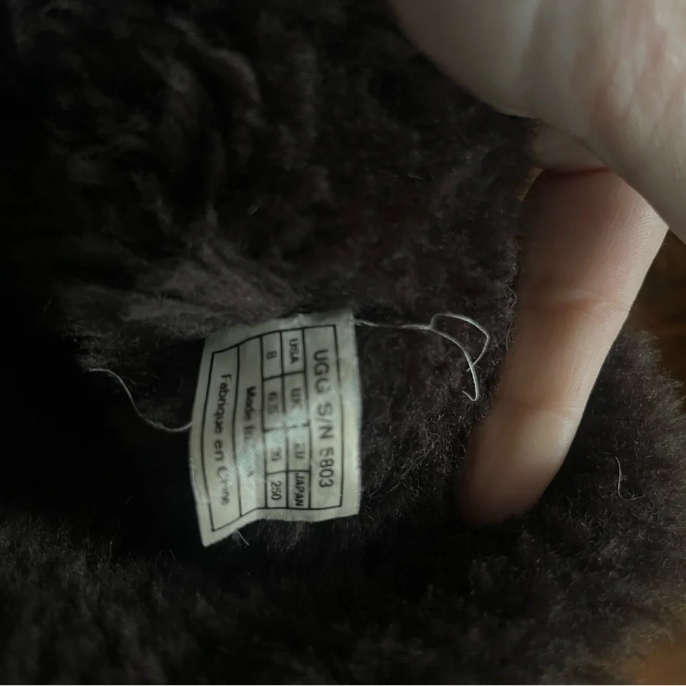 UGG Dark Brown Shearling Boots - Picture 3 of 5